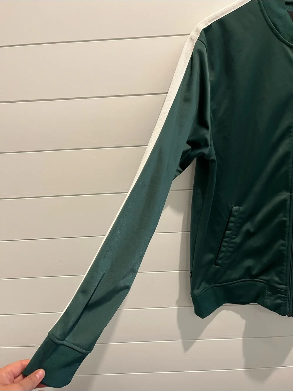 Obey Green Track Jacket Size XL